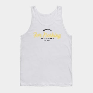 Philippians 4:6 Be Anxious for Nothing V17 Tank Top